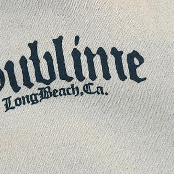 Urban outfitters Sublime Skull Long Beach Crew Neck Sweatshirt sz small New - Picture 12 of 12